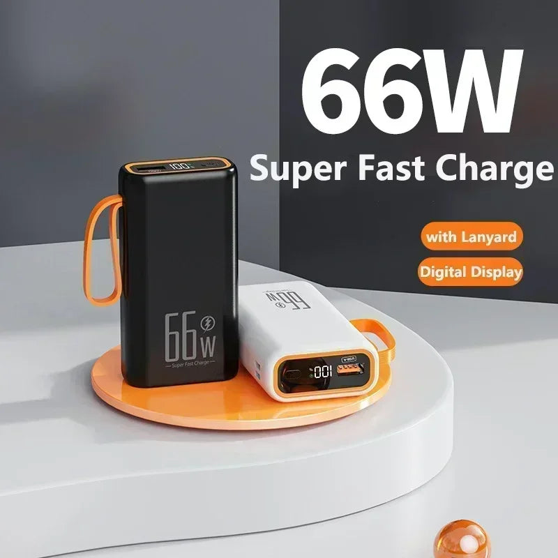 30000mAh Power Bank with 66W PD Fast Charging