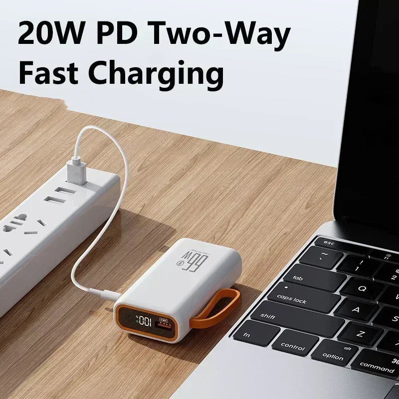 30000mAh Power Bank with 66W PD Fast Charging