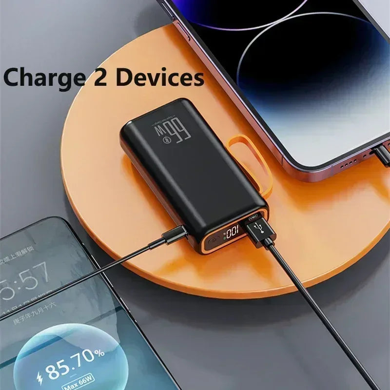 30000mAh Power Bank with 66W PD Fast Charging